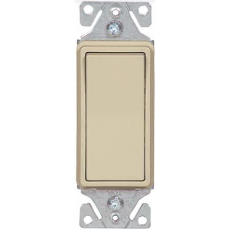 Yhior 15A 120V Switch Decorator 3Way Ivory YH2811950